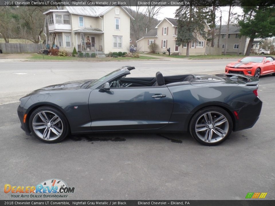 Nightfall Gray Metallic 2018 Chevrolet Camaro LT Convertible Photo #3