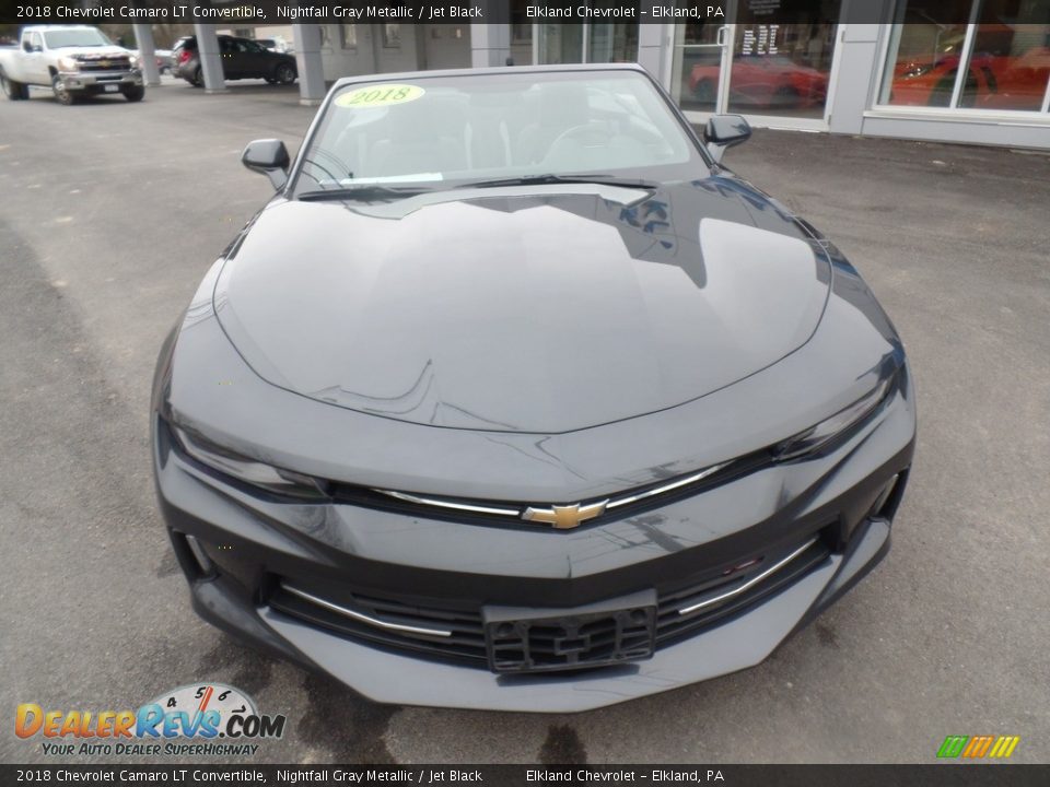 2018 Chevrolet Camaro LT Convertible Nightfall Gray Metallic / Jet Black Photo #5