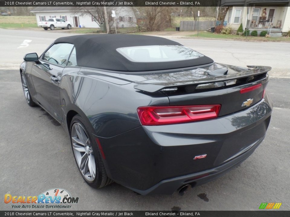 2018 Chevrolet Camaro LT Convertible Nightfall Gray Metallic / Jet Black Photo #13