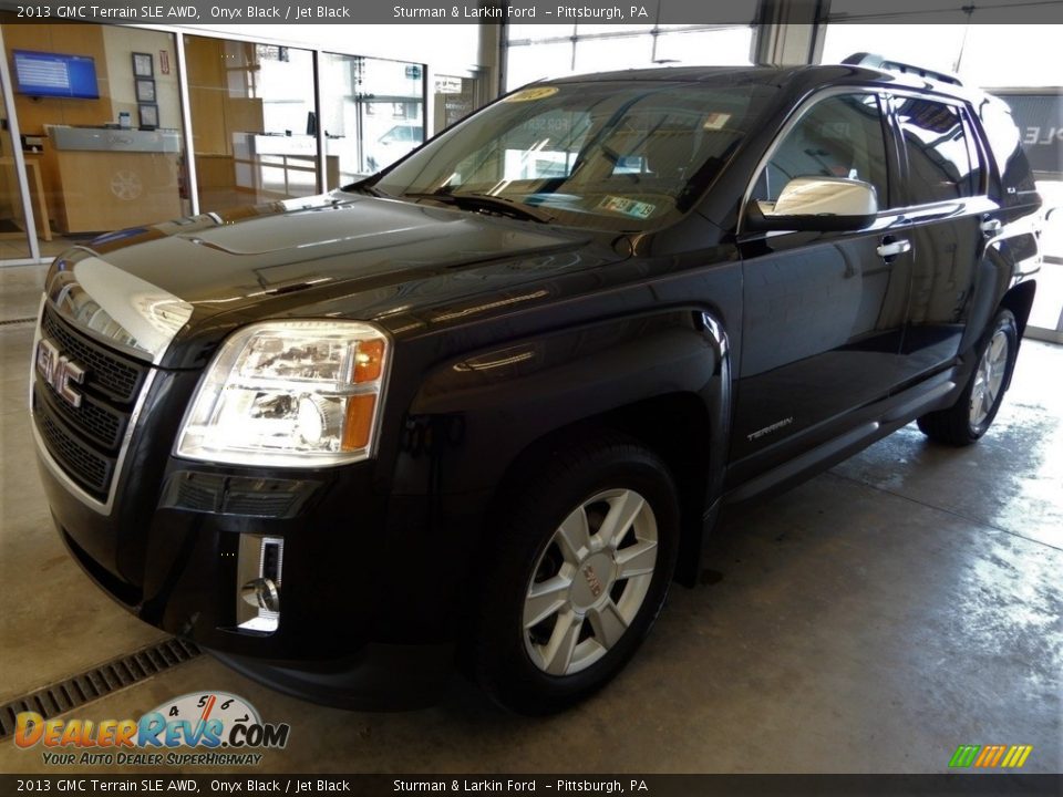 2013 GMC Terrain SLE AWD Onyx Black / Jet Black Photo #5