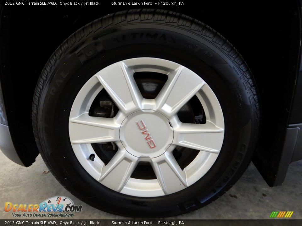 2013 GMC Terrain SLE AWD Onyx Black / Jet Black Photo #6