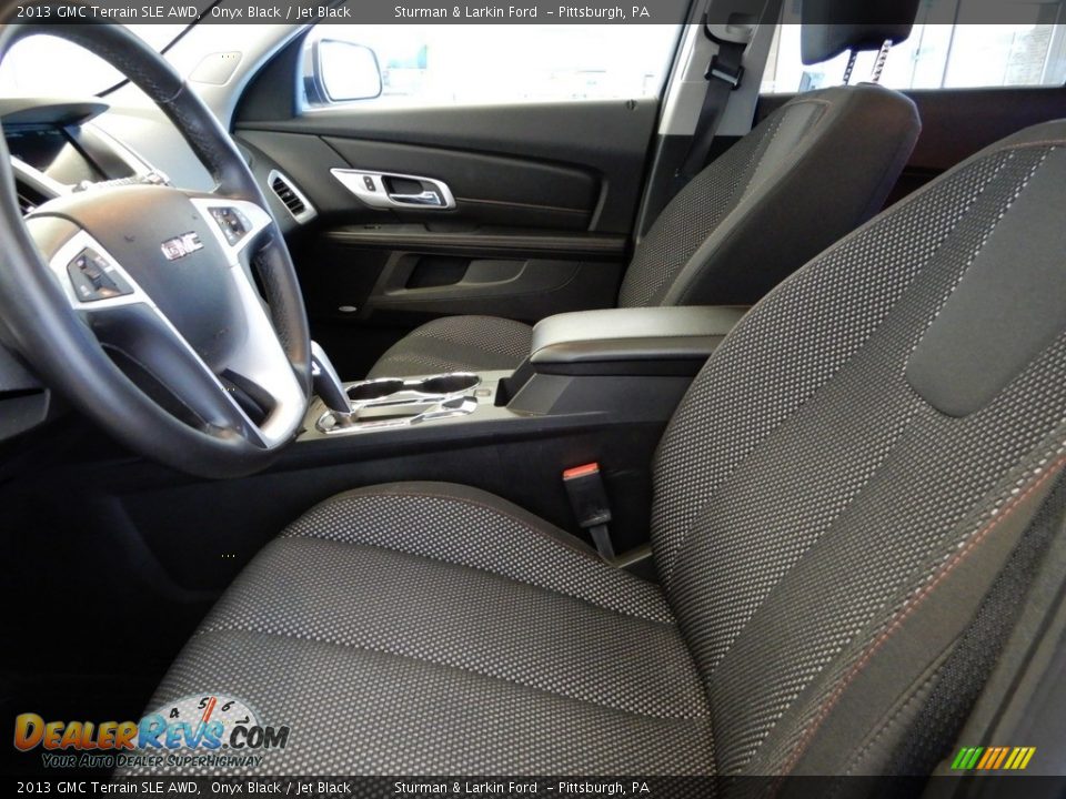 2013 GMC Terrain SLE AWD Onyx Black / Jet Black Photo #7