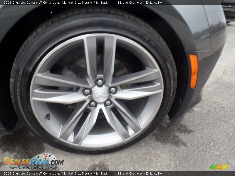 2018 Chevrolet Camaro LT Convertible Nightfall Gray Metallic / Jet Black Photo #17