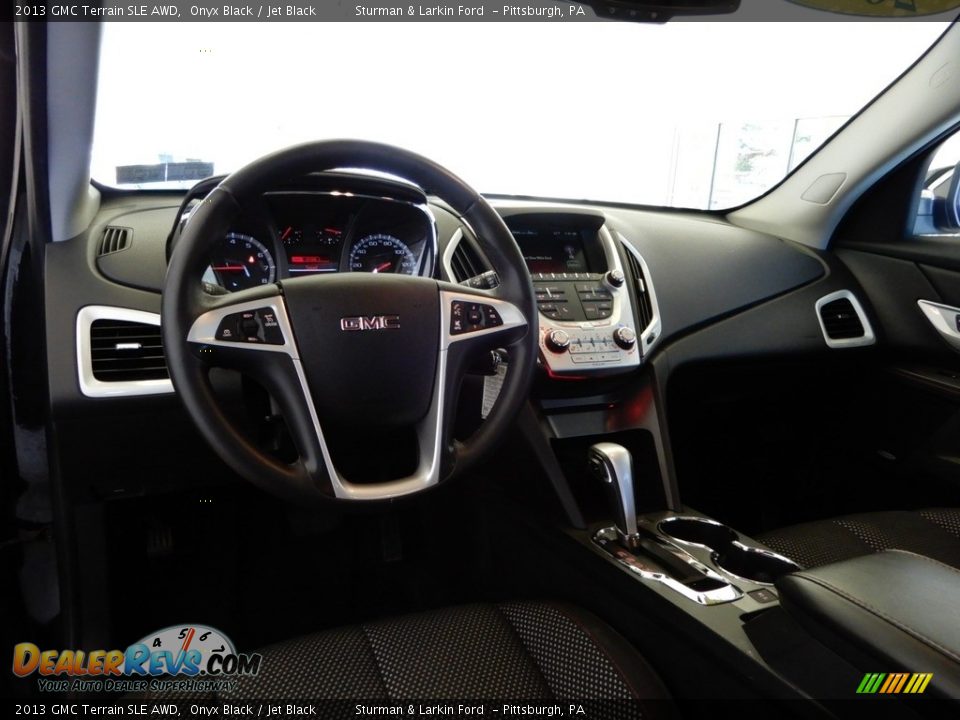 2013 GMC Terrain SLE AWD Onyx Black / Jet Black Photo #9