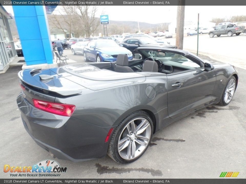 2018 Chevrolet Camaro LT Convertible Nightfall Gray Metallic / Jet Black Photo #21