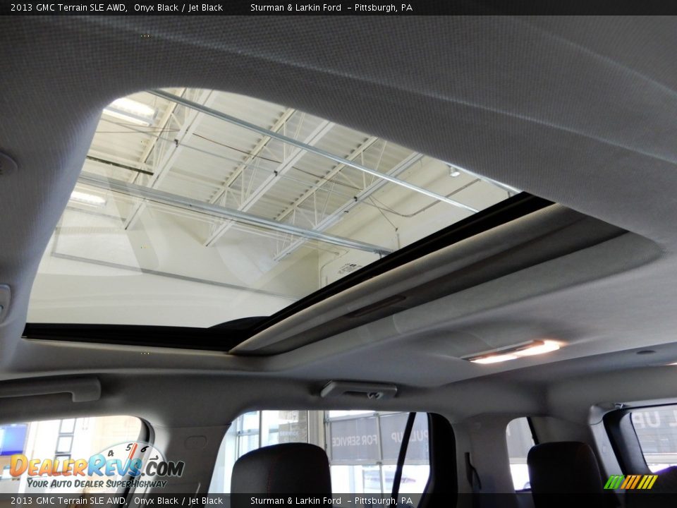 2013 GMC Terrain SLE AWD Onyx Black / Jet Black Photo #12