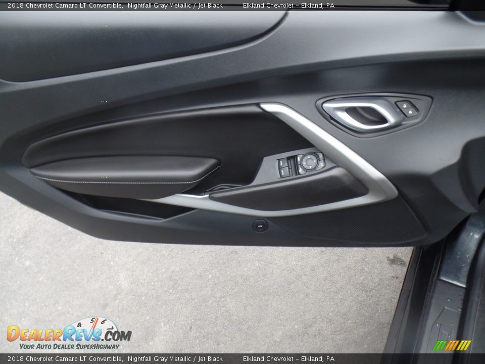 2018 Chevrolet Camaro LT Convertible Nightfall Gray Metallic / Jet Black Photo #23