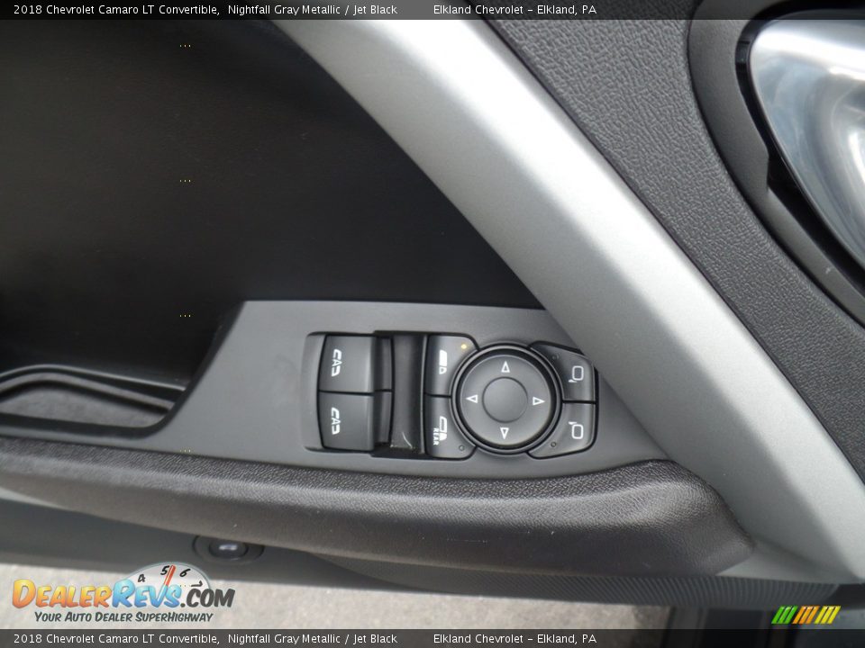 2018 Chevrolet Camaro LT Convertible Nightfall Gray Metallic / Jet Black Photo #24