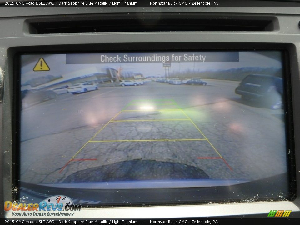 2015 GMC Acadia SLE AWD Dark Sapphire Blue Metallic / Light Titanium Photo #29