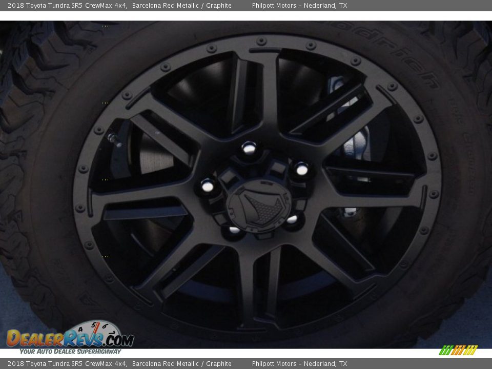 2018 Toyota Tundra SR5 CrewMax 4x4 Barcelona Red Metallic / Graphite Photo #4