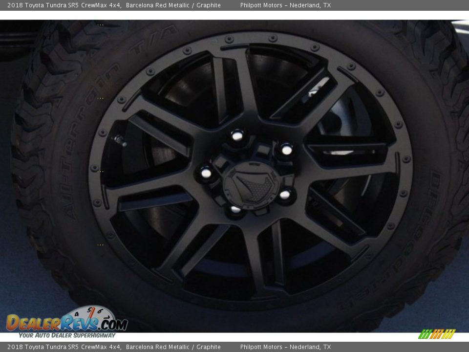 2018 Toyota Tundra SR5 CrewMax 4x4 Barcelona Red Metallic / Graphite Photo #5