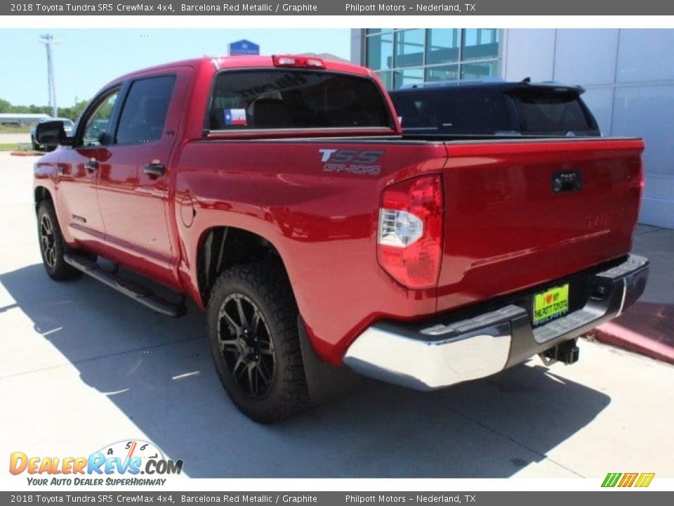 2018 Toyota Tundra SR5 CrewMax 4x4 Barcelona Red Metallic / Graphite Photo #6
