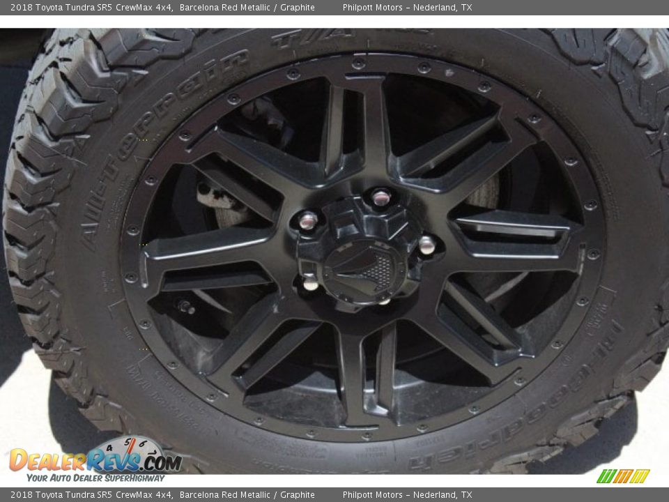 2018 Toyota Tundra SR5 CrewMax 4x4 Barcelona Red Metallic / Graphite Photo #9