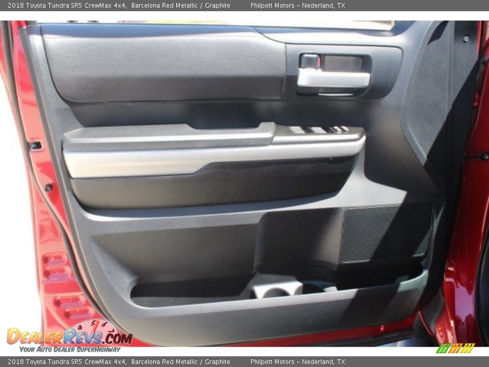 2018 Toyota Tundra SR5 CrewMax 4x4 Barcelona Red Metallic / Graphite Photo #13