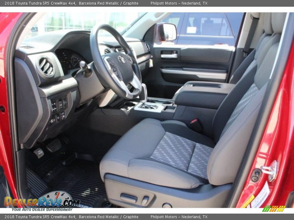 2018 Toyota Tundra SR5 CrewMax 4x4 Barcelona Red Metallic / Graphite Photo #15