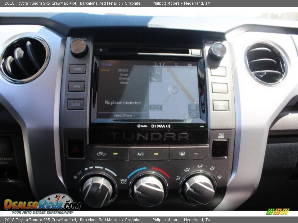 2018 Toyota Tundra SR5 CrewMax 4x4 Barcelona Red Metallic / Graphite Photo #19
