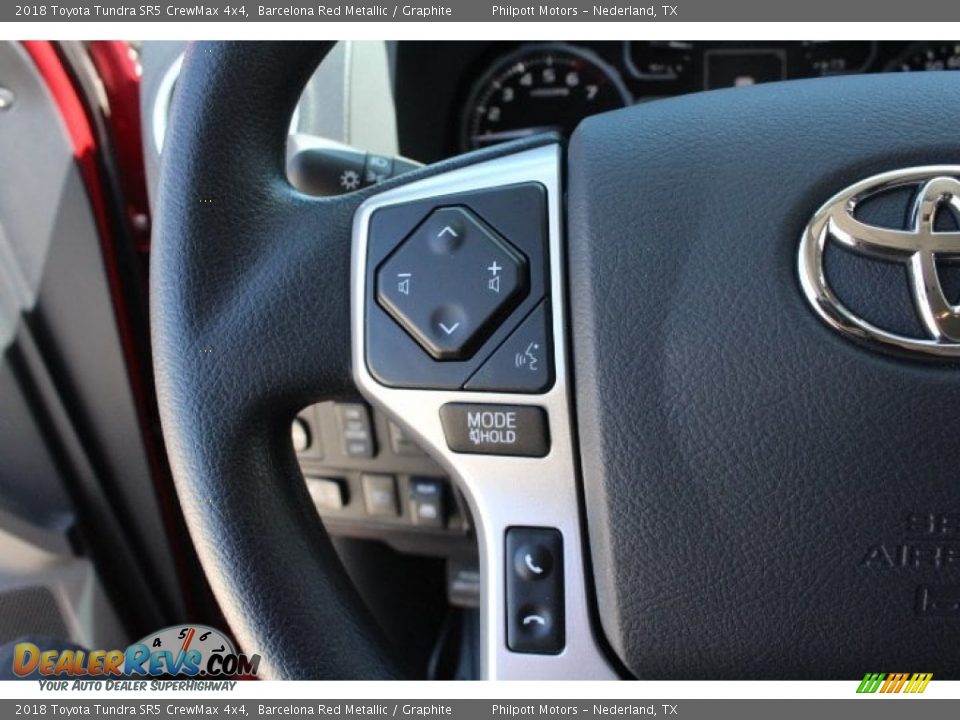 2018 Toyota Tundra SR5 CrewMax 4x4 Barcelona Red Metallic / Graphite Photo #21