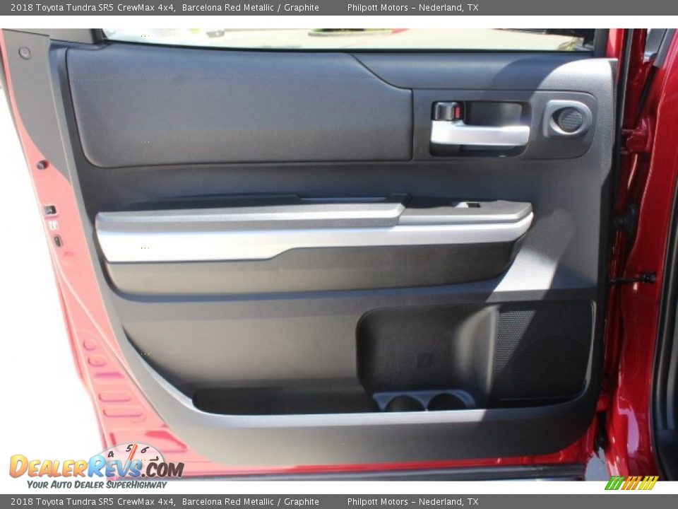 2018 Toyota Tundra SR5 CrewMax 4x4 Barcelona Red Metallic / Graphite Photo #25
