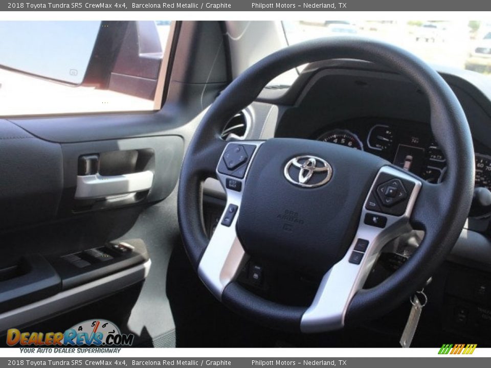 2018 Toyota Tundra SR5 CrewMax 4x4 Barcelona Red Metallic / Graphite Photo #28
