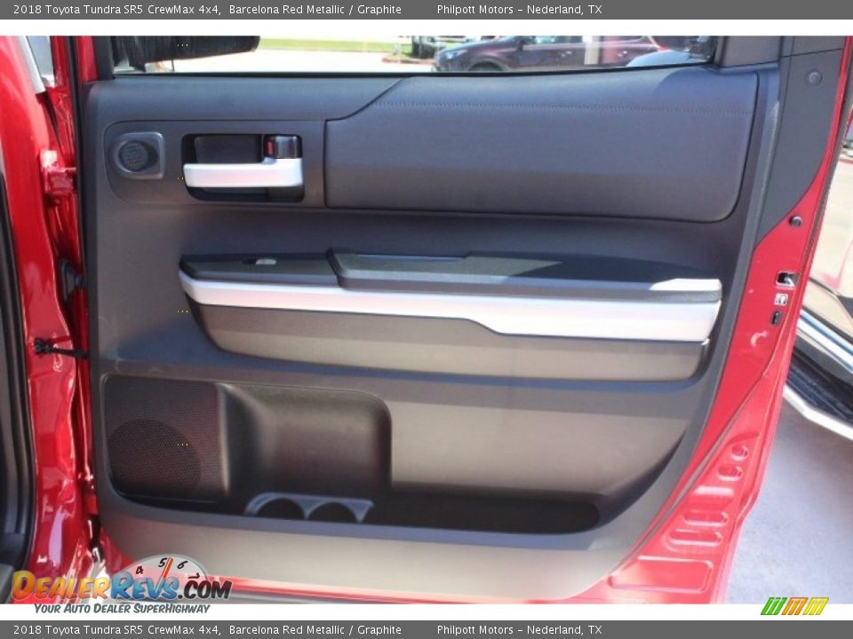 2018 Toyota Tundra SR5 CrewMax 4x4 Barcelona Red Metallic / Graphite Photo #31