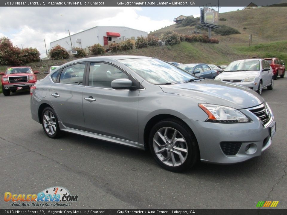 2013 Nissan Sentra SR Magnetic Gray Metallic / Charcoal Photo #1