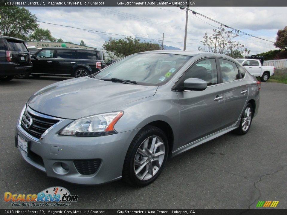 2013 Nissan Sentra SR Magnetic Gray Metallic / Charcoal Photo #3