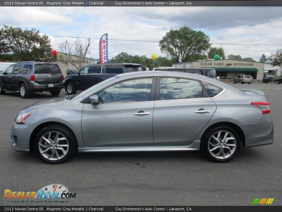 2013 Nissan Sentra SR Magnetic Gray Metallic / Charcoal Photo #4