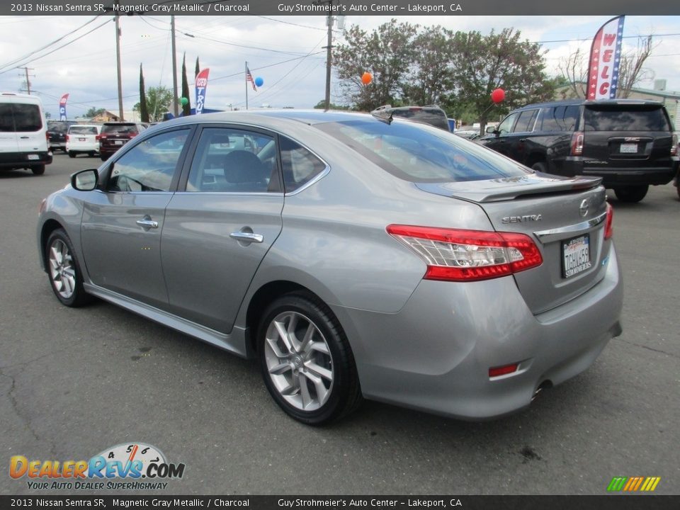 2013 Nissan Sentra SR Magnetic Gray Metallic / Charcoal Photo #5