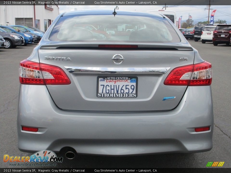 2013 Nissan Sentra SR Magnetic Gray Metallic / Charcoal Photo #6