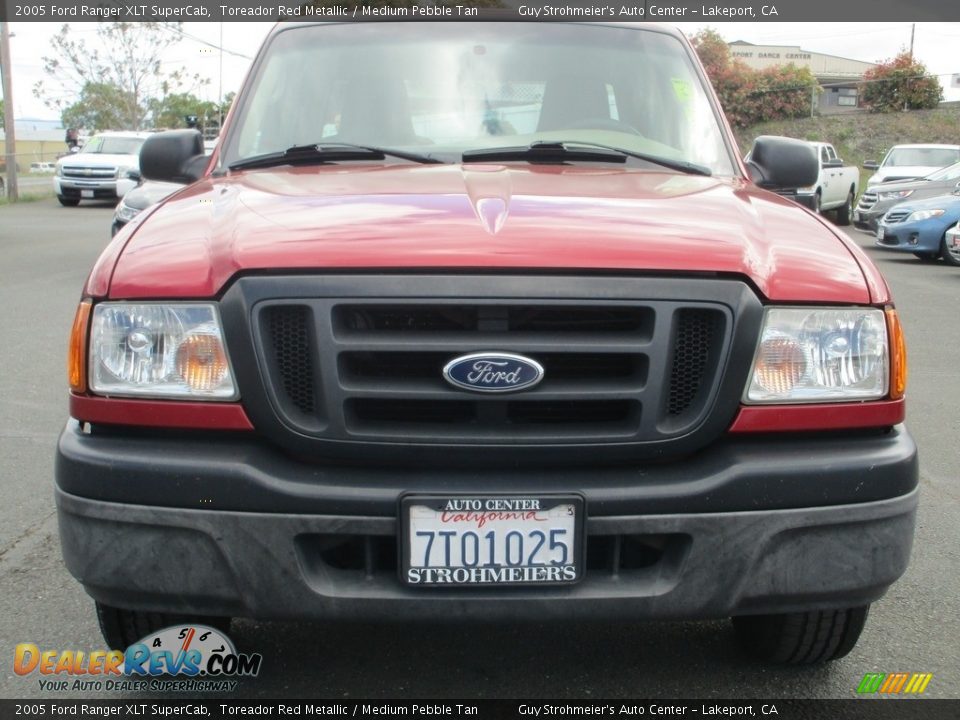 2005 Ford Ranger XLT SuperCab Toreador Red Metallic / Medium Pebble Tan Photo #2