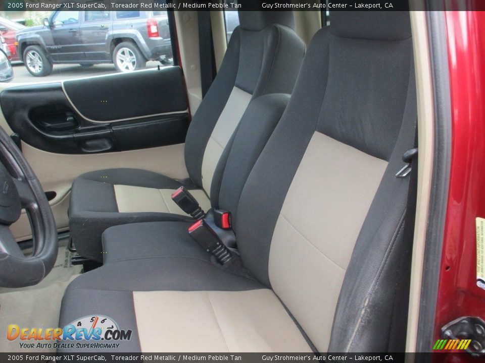 2005 Ford Ranger XLT SuperCab Toreador Red Metallic / Medium Pebble Tan Photo #8