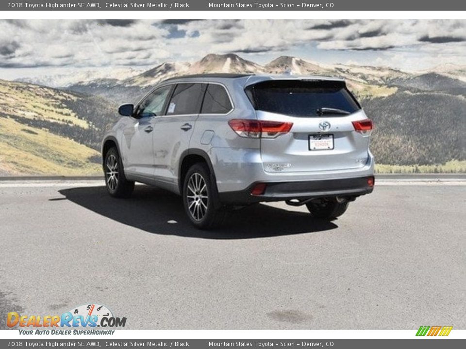 2018 Toyota Highlander SE AWD Celestial Silver Metallic / Black Photo #3