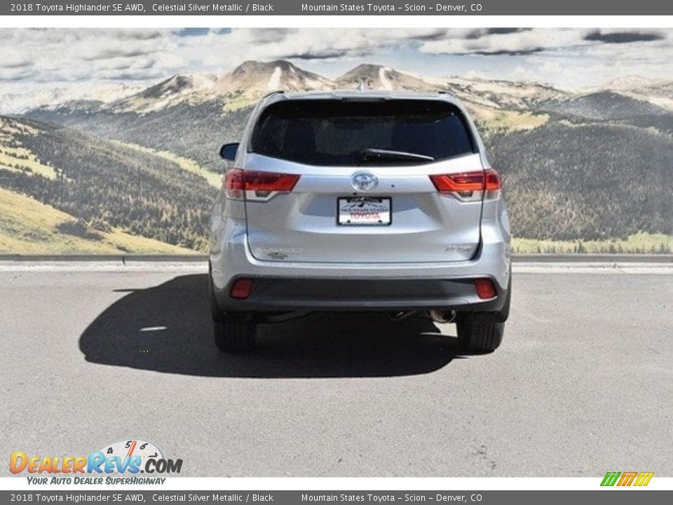 2018 Toyota Highlander SE AWD Celestial Silver Metallic / Black Photo #4