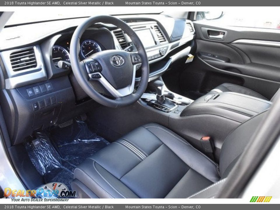 2018 Toyota Highlander SE AWD Celestial Silver Metallic / Black Photo #5