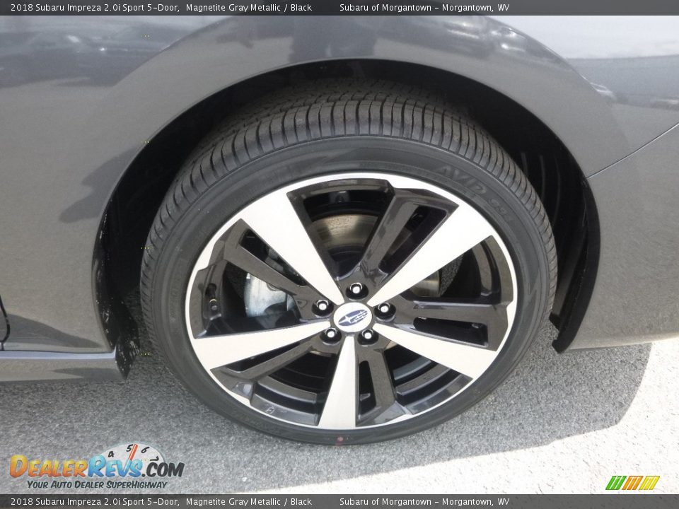 2018 Subaru Impreza 2.0i Sport 5-Door Magnetite Gray Metallic / Black Photo #2