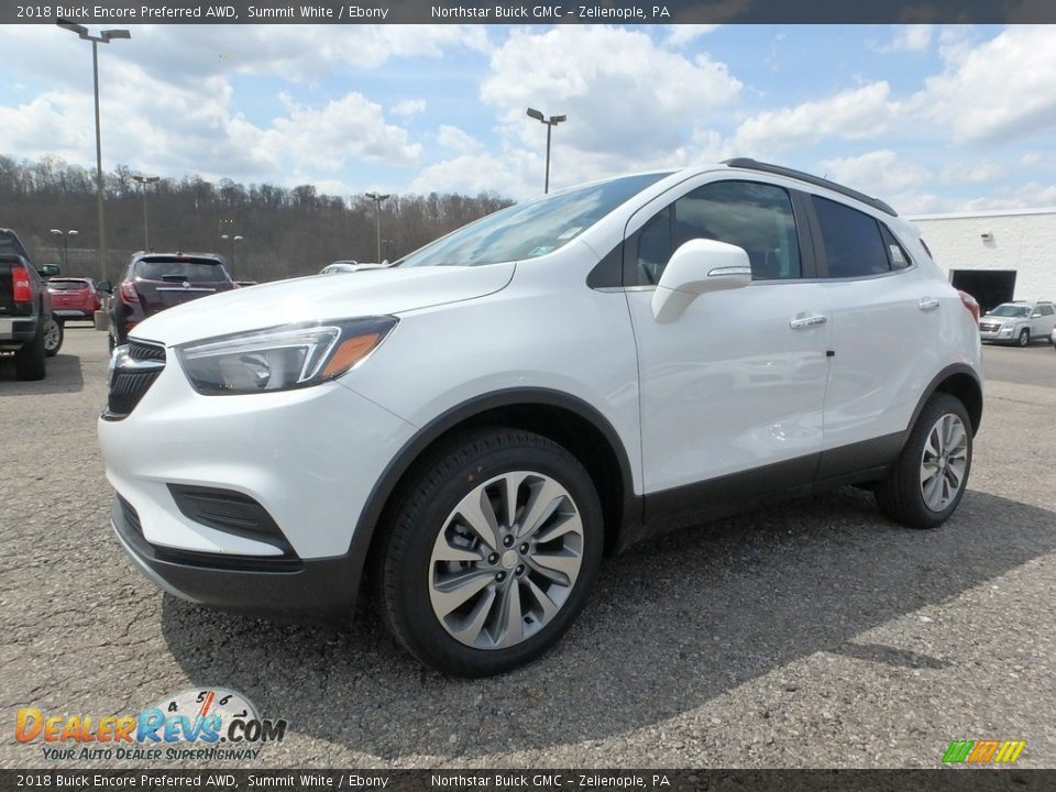 2018 Buick Encore Preferred AWD Summit White / Ebony Photo #1