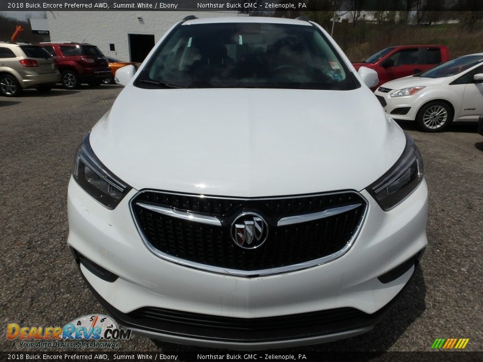 2018 Buick Encore Preferred AWD Summit White / Ebony Photo #2