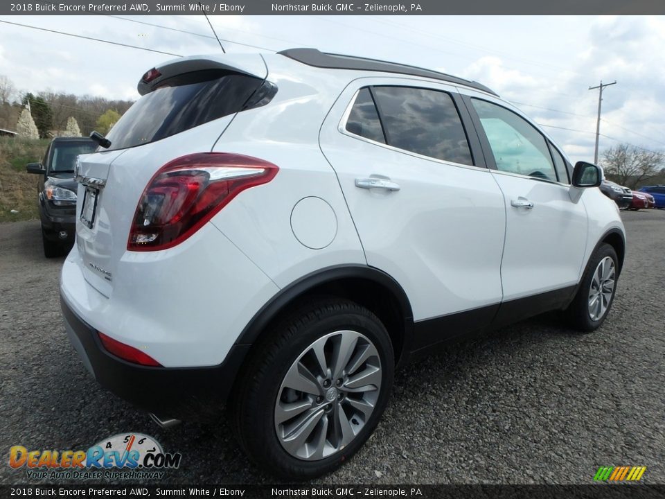 2018 Buick Encore Preferred AWD Summit White / Ebony Photo #5