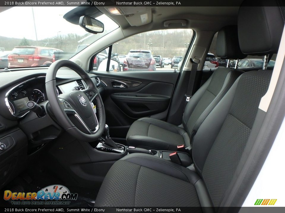 2018 Buick Encore Preferred AWD Summit White / Ebony Photo #11