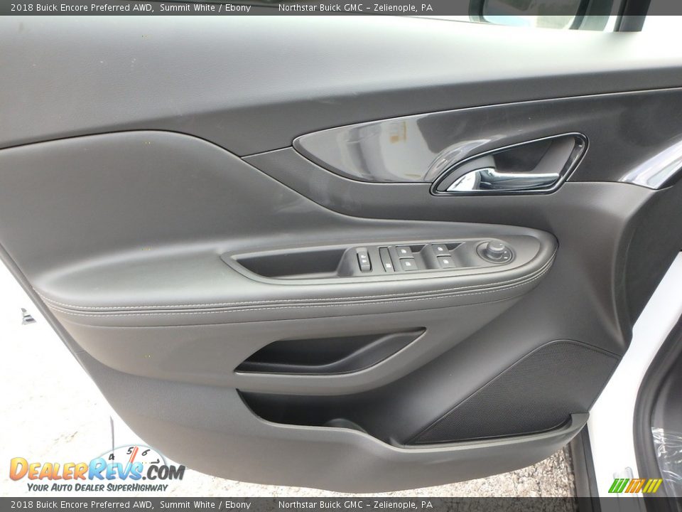 2018 Buick Encore Preferred AWD Summit White / Ebony Photo #14