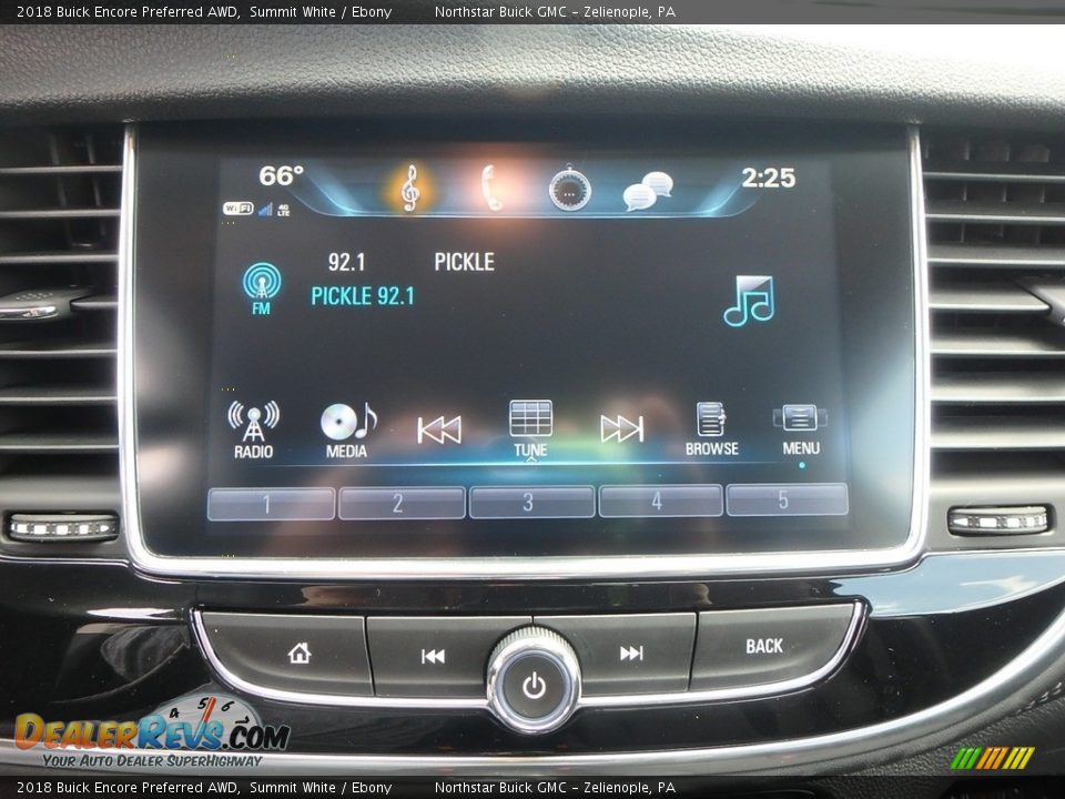 2018 Buick Encore Preferred AWD Summit White / Ebony Photo #19