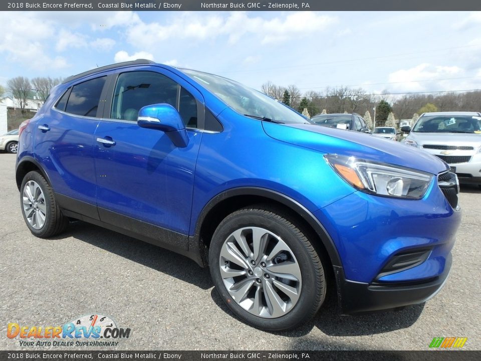 2018 Buick Encore Preferred Coastal Blue Metallic / Ebony Photo #3