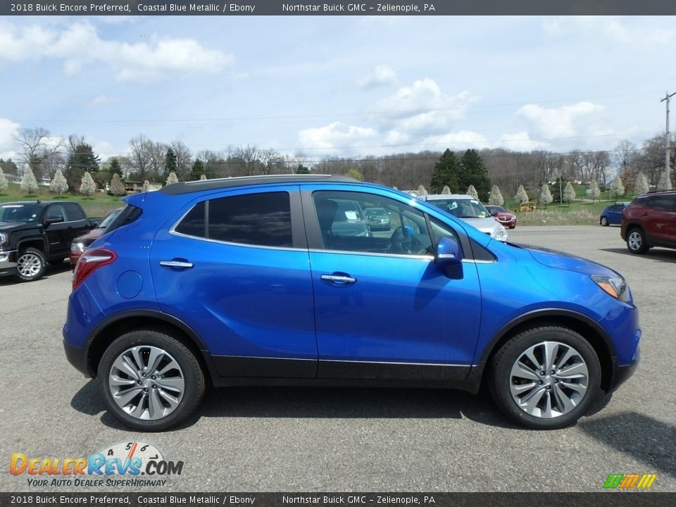 2018 Buick Encore Preferred Coastal Blue Metallic / Ebony Photo #4