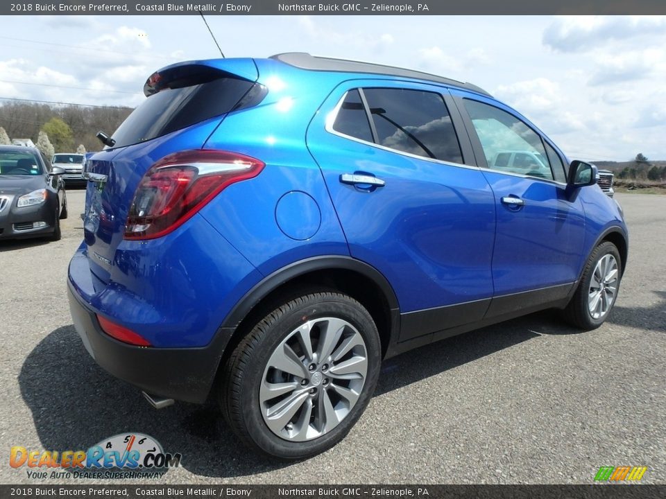 2018 Buick Encore Preferred Coastal Blue Metallic / Ebony Photo #5