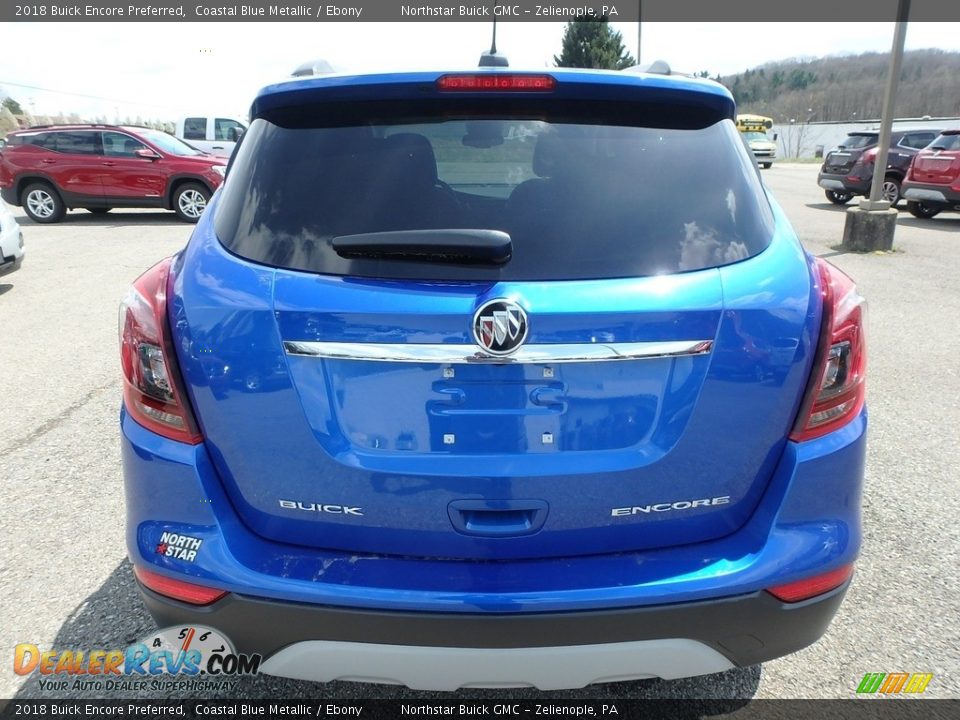 2018 Buick Encore Preferred Coastal Blue Metallic / Ebony Photo #6