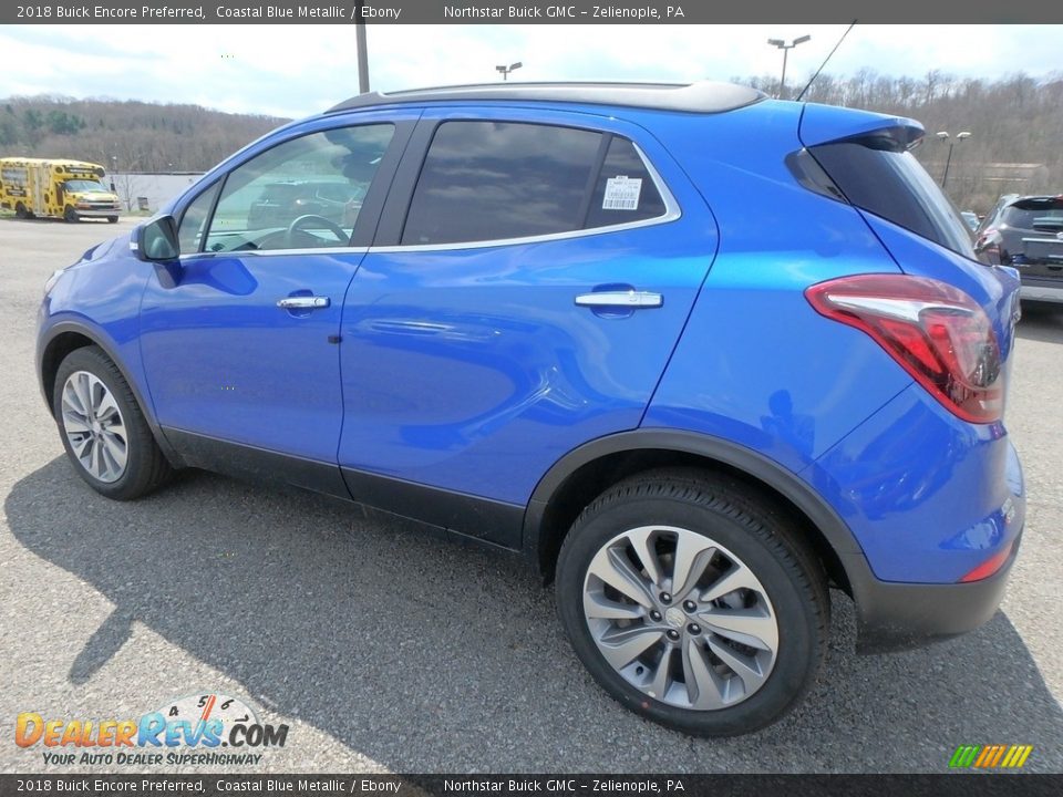 2018 Buick Encore Preferred Coastal Blue Metallic / Ebony Photo #7