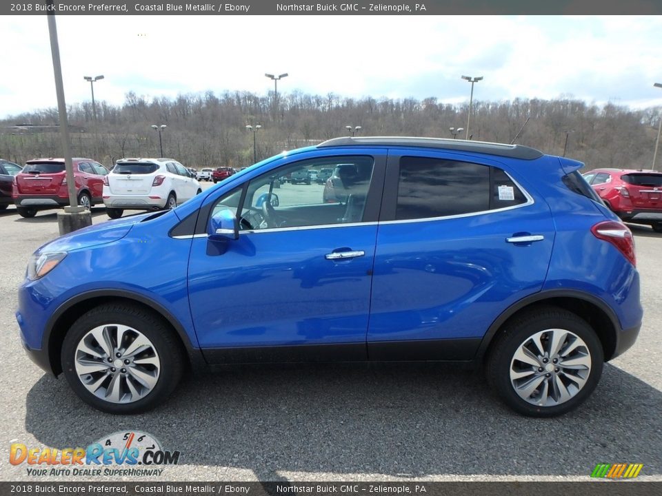 2018 Buick Encore Preferred Coastal Blue Metallic / Ebony Photo #8