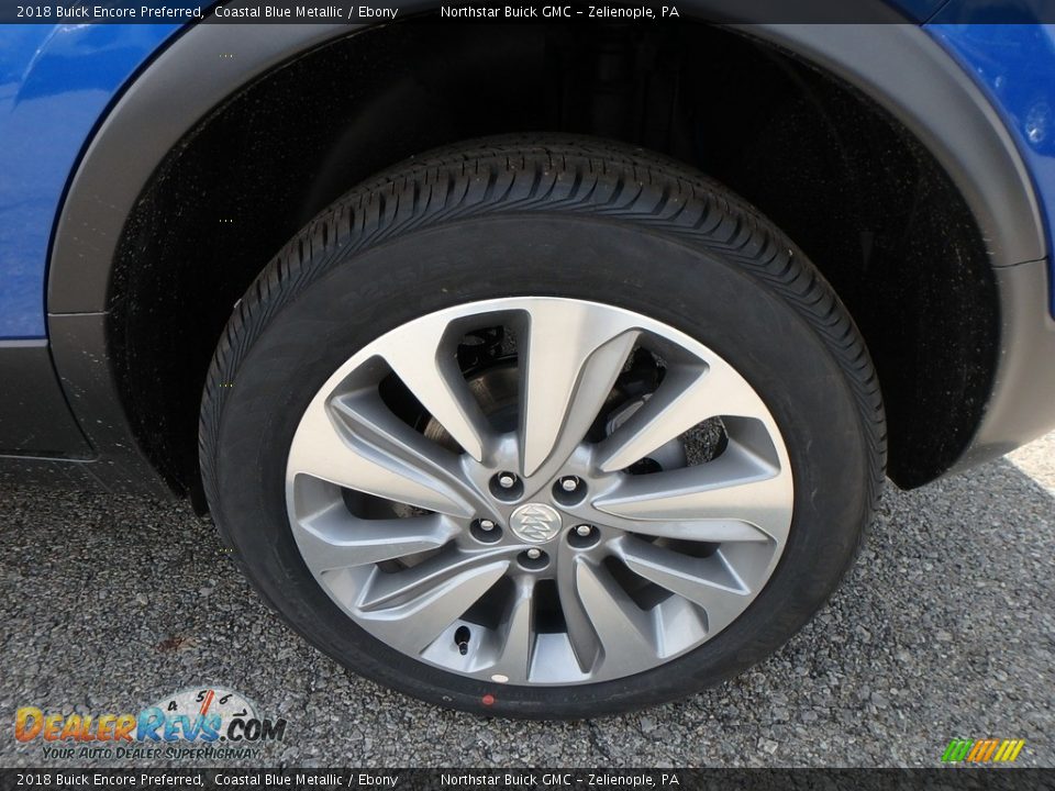 2018 Buick Encore Preferred Coastal Blue Metallic / Ebony Photo #9