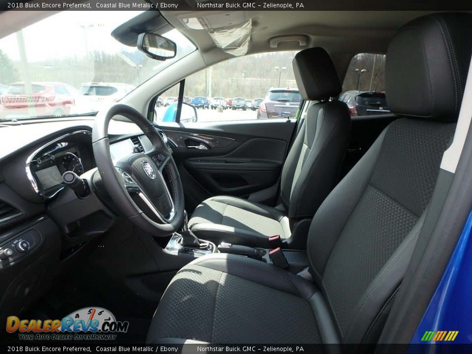 2018 Buick Encore Preferred Coastal Blue Metallic / Ebony Photo #10