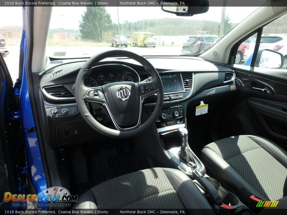 2018 Buick Encore Preferred Coastal Blue Metallic / Ebony Photo #12